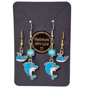 Handcrafted Ocean Themed Earring Set Youth-Adult